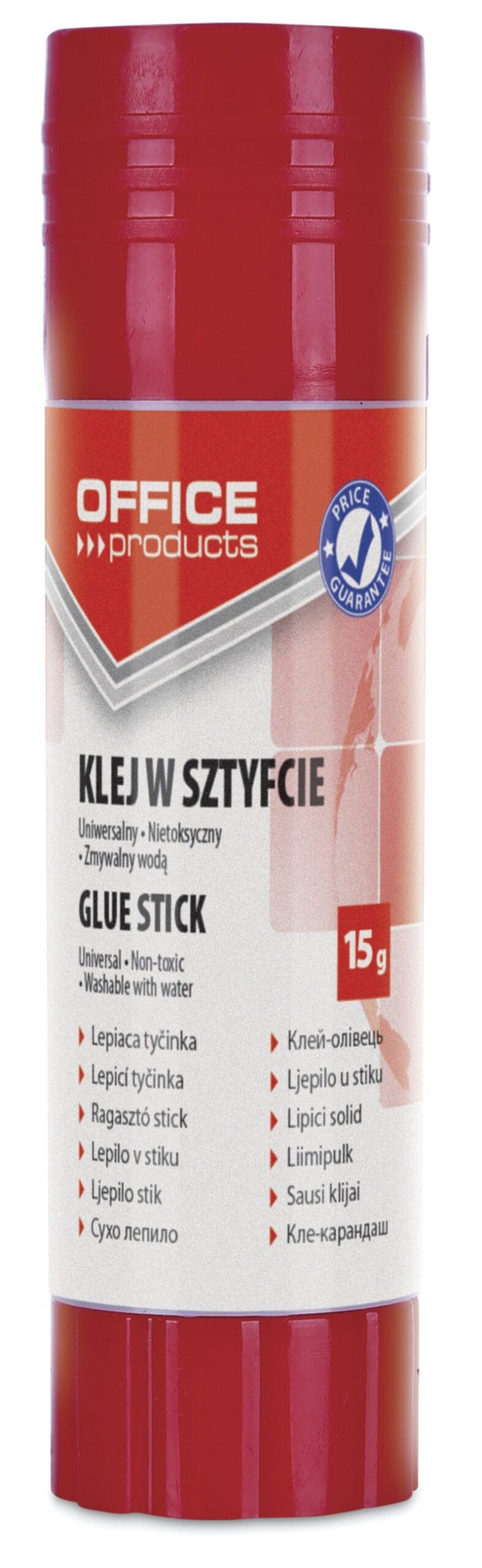 Klej w sztyfcie OFFICE PRODUCTS, PVA, 15g (opakowanie 24 szt.) - obrazek 1