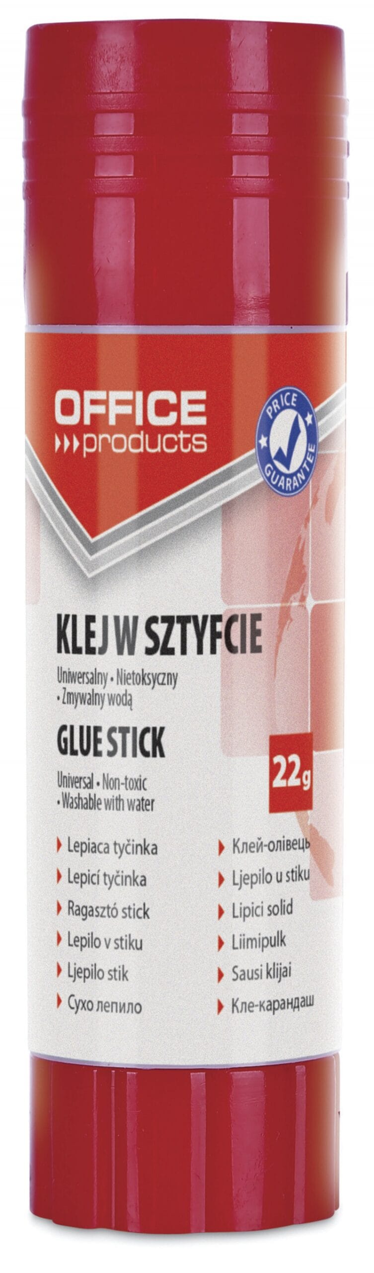 Klej w sztyfcie OFFICE PRODUCTS, PVA, 22g (opakowanie 24 szt.) - obrazek 1