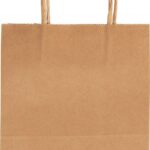 Torebka na prezenty KRAFT, papierowa, 18x8x21 cm, gr. 125g/m2, brązowa (opakowanie 20 szt.)