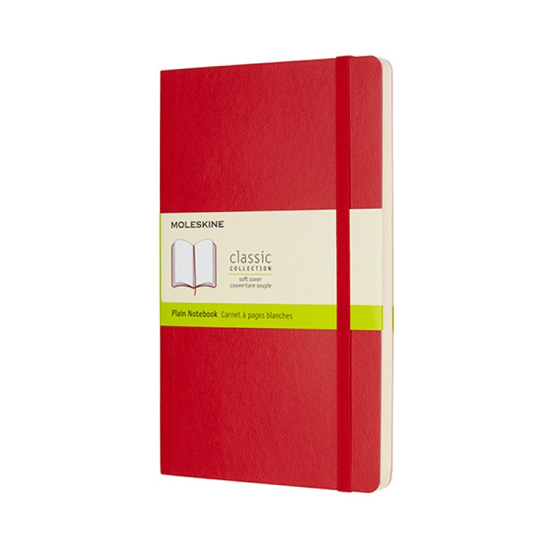 277895-271848-notes_moleskine_classic_l_13x21cm_gladki_mie-800w Notes MOLESKINE Classic L, 13x21cm, gładki, miękka oprawa, 192 strony, czerwony - obrazek 1