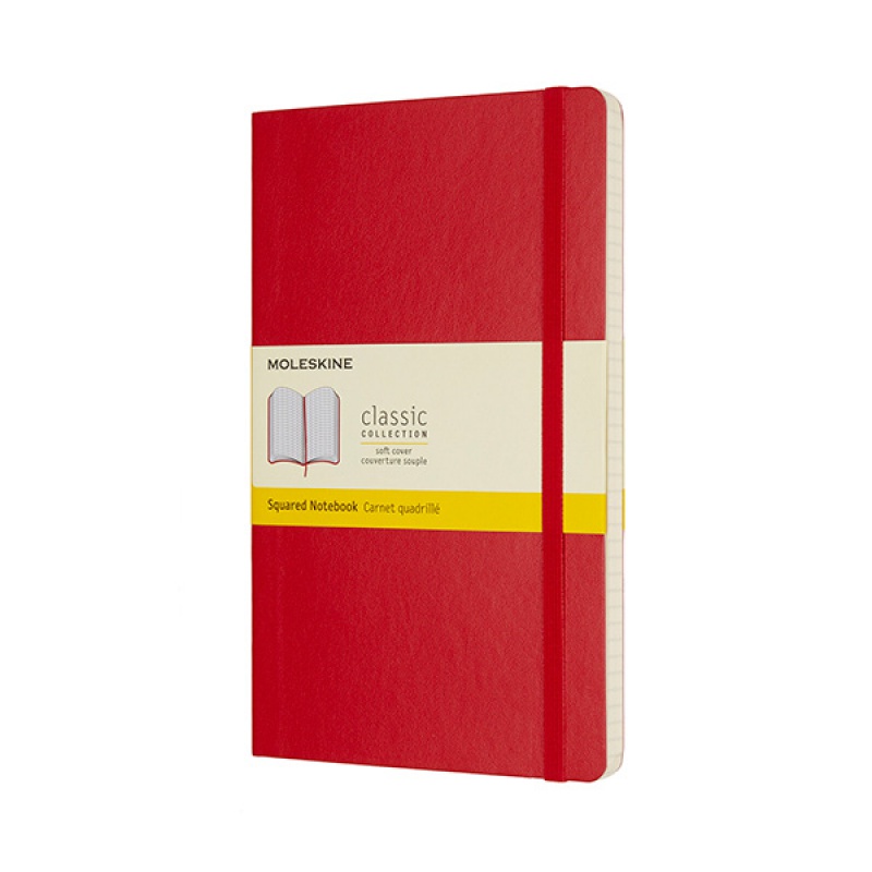 277906-271849-notes_moleskine_classic_l_13x21cm_w_kratke_m-800w Notes MOLESKINE Classic L, 13x21cm, w kratkę, miękka oprawa, 192 strony, czerwony - obrazek 1