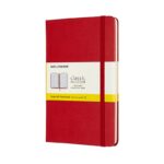 Notes MOLESKINE Classic M, 11,5x18 cm, w kratkę, twarda oprawa, scarlet red, 208 stron, czerwony