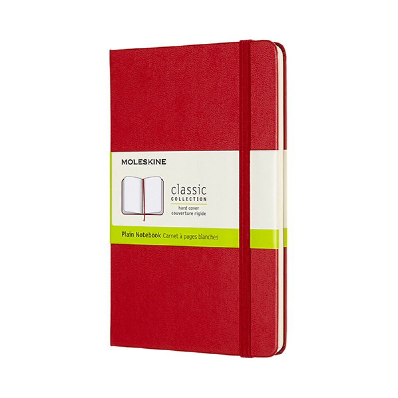 278035-271862-notes_moleskine_classic_m_11_5x18_cm_gladki_-800w Notes MOLESKINE Classic M, 11,5x18 cm, gładki, twarda oprawa, scarlet red, 208 stron, czerwony - obrazek 1