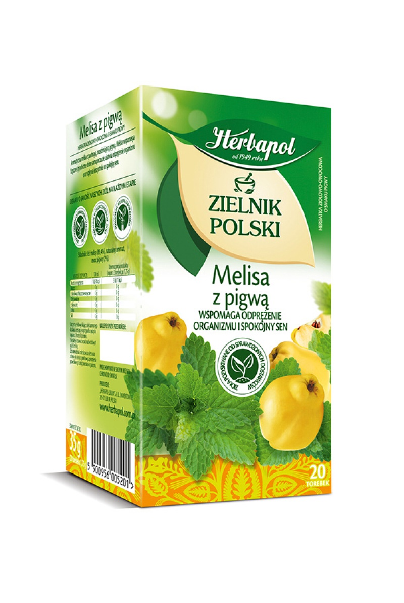 278757-275896-kopia_herbata_herbapol_zielnik_polski_20_tor-800w Herbata HERBAPOL Zielnik Polski, 20 torebek, melisa z pigwą - obrazek 1