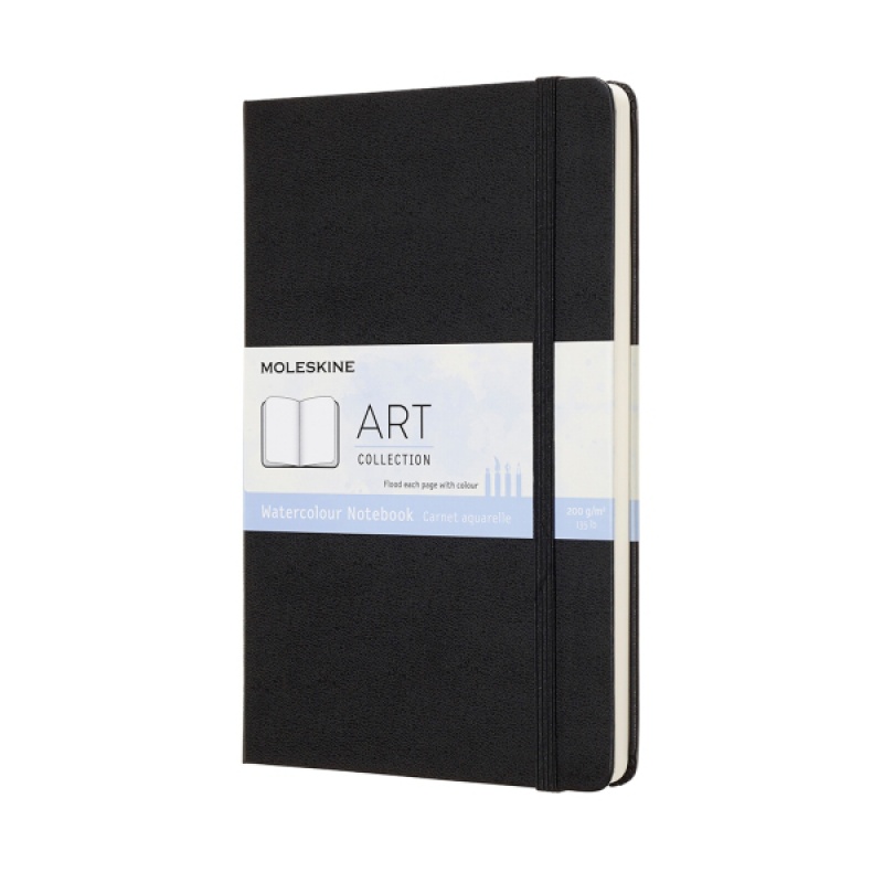 279912-278412-notes_art_watercolour_moleskine_l_13x21cm_72-800w Notes Art Watercolour MOLESKINE L (13x21cm), 72 strony, czarny - obrazek 1