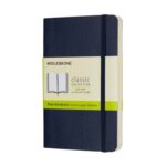 Notes MOLESKINE P (9x14cm) gładki, miękka oprawa, sapphire blue, 192 strony, niebieski