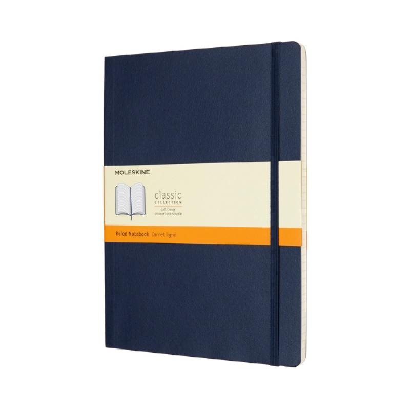 280579-278495-notes_moleskine_xl_19x25cm_w_linie_miekka_op-800w Notes MOLESKINE XL (19x25cm) w linie, miękka oprawa, sapphire blue, 192 strony, niebieski - obrazek 1