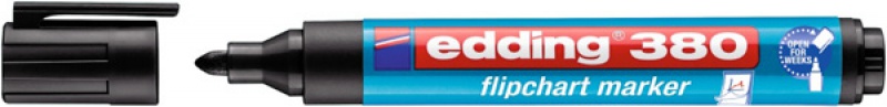283871-288977-marker_do_flipchartow_e_380_edding_1_5_3mm_c-800w Marker do flipchartów e-380 EDDING, 1,5-3mm, czarny (opakowanie 10 szt.) - obrazek 1
