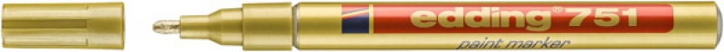 283985-289039-marker_olejowy_e_751_edding_1_2mm_zloty-800w Marker olejowy e-751 EDDING, 1-2mm, złoty (opakowanie 10 szt.) - obrazek 1