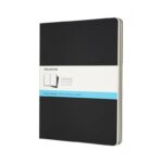Zestaw 3 Zeszytów MOLESKINE Cahier Journals XL (19x25cm) w kropki, 120 stron, czarny