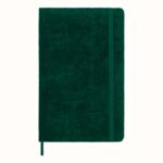 Notes MOLESKINE edycja limitowana Velvet L (13x21 cm) w linie, BOX, zielony