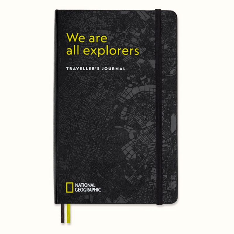 285069-289547-notes_moleskine_passion_journal_travellers_n-800w Notes MOLESKINE Passion Journal Travellers National Geographic, 400 stron, szary - obrazek 1