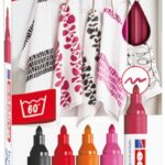 Marker tekstylny e-4500 EDDING, 2-3 mm, 5 szt., mix kolorów