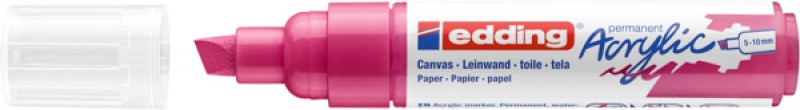 289087-301322-marker_akrylowy_e_5000_edding_5_10_mm_matowa-800w Marker akrylowy e-5000 EDDING, 5-10 mm, matowa telemagenta (opakowanie 5 szt.) - obrazek 1