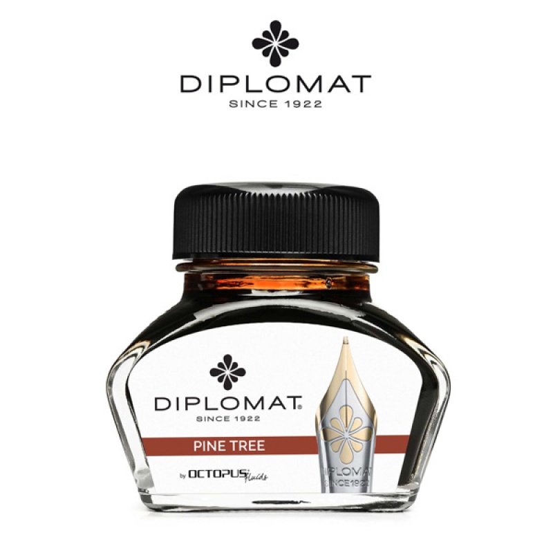 289511-304196-atrament_do_pior_wiecznych_diplomat_w_kalama-800w Atrament do piór wiecznych DIPLOMAT, w kałamarzu, 30 ml, brązowy - obrazek 1
