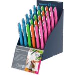SIS Display piór wiecznych, SCHNEIDER Wavy, 30 szt., mix kolorów