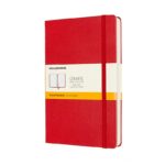 Notes MOLESKINE Classic L (13x21 cm), w linie, twarda oprawa, scarlet red, 400 stron, czerwony