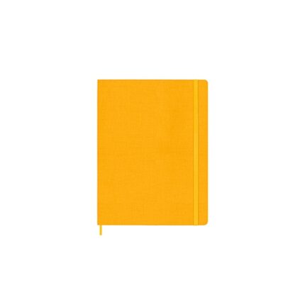 Notes MOLESKINE Classic XL (19x25 cm), linie, twarda, orange yellow, 192 strony, pomarańczowy