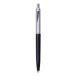 Długopis automatyczny Q-CONNECT PRESTIGE, 0,7mm, czarno/srebrny, wkład niebieski