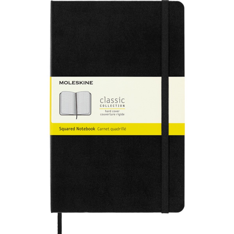 315531-278429-notes_moleskine_classic_l_13x21cm_w_kratke_t-800w Notes MOLESKINE Classic L (13x21cm) w kratkę, twarda oprawa, 240 stron, czarny - obrazek 1