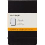 Notes MOLESKINE Reporter P (9x14cm) w linie, twarda oprawa, 192 strony, czarny