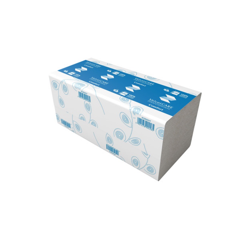 315639-341532-reczniki_skladane_zz_celulozowe_velvet_2_war-800w Ręczniki składane ZZ celulozowe VELVET, 2-warstwowe, 3000 listków, 20szt., białe - obrazek 1