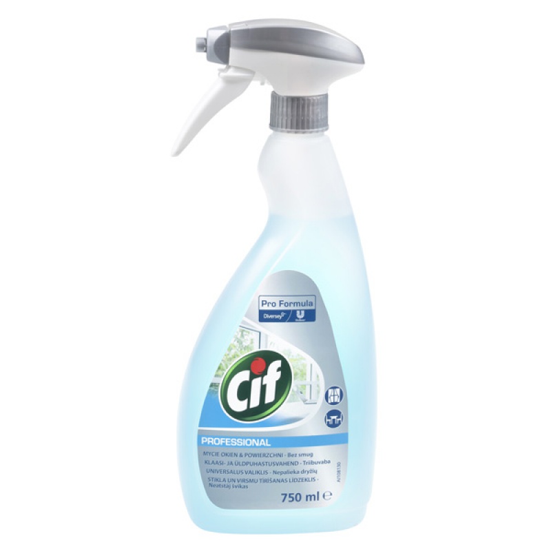 315705-72067-preparat_do_mycia_szyb_cif_diversey_750ml-800w Preparat do mycia szyb CIF Diversey, 750ml - obrazek 1