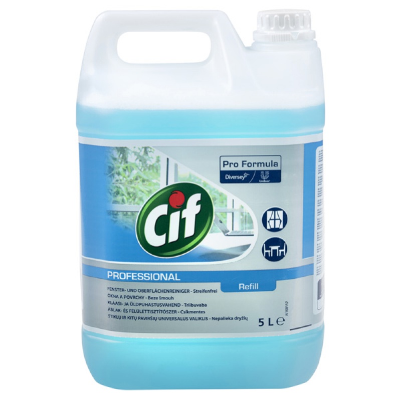 315707-72068-preparat_do_mycia_szyb_cif_diversey_5l-800w Preparat do mycia szyb CIF Diversey, 5l - obrazek 1