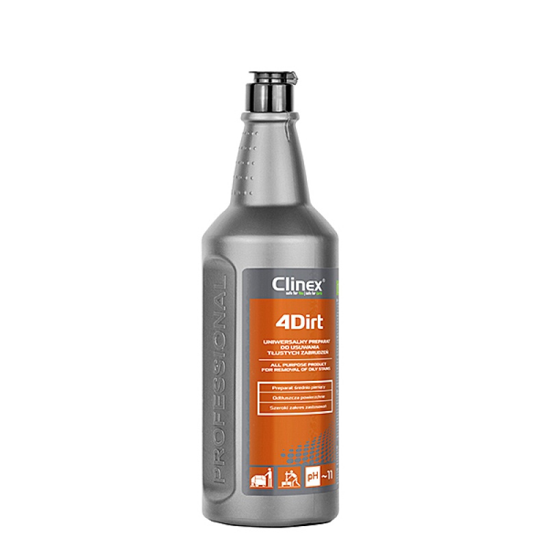 315843-69935-preparat_clinex_4dirt_1l_do_usuwania_tlustych-800w Preparat CLINEX 4Dirt, do usuwania tłustych zabrudzeń, 1l - obrazek 1