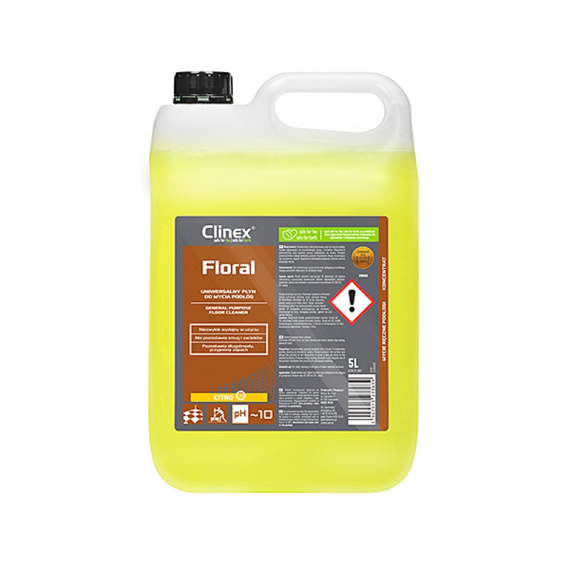 315869-22274-uniwersalny_plyn_clinex_floral_citro_5l_do_my-800w Uniwersalny płyn CLINEX Floral, do mycia podłóg, Citro, 5l - obrazek 1