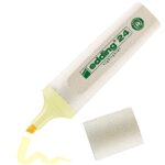 Zakreślacz E-24 ECOLINE EDDING, 2-5 mm, pastelowy żółty (opakowanie 10 szt.)