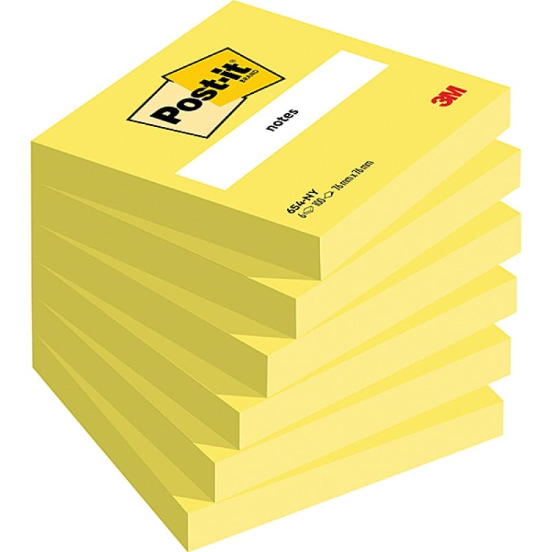 317049-72786-karteczki_samoprzylepne_post_it_654ny_76x76mm-800w Karteczki samoprzylepne POST-IT® (654NY), 76x76mm, 1x100 kart., jaskrawy żółty - obrazek 1