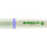 Zakreślacz E-24 ECOLINE EDDING, 2-5 mm, pastelowy fiolet (opakowanie 10 szt.)
