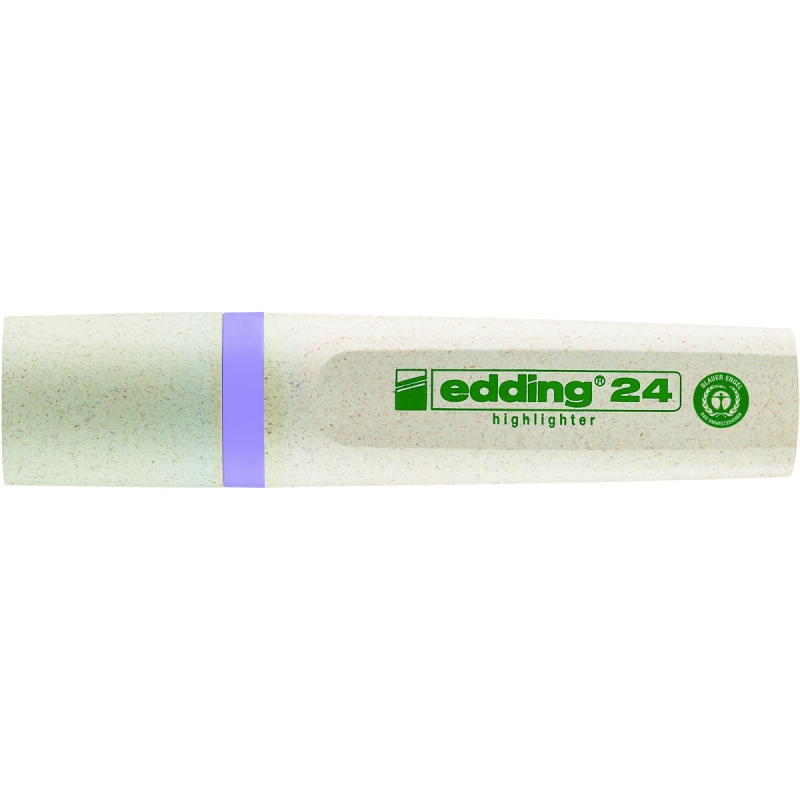 319538-346703-zakreslacz_e_24_ecoline_edding_2_5_mm_pastel-800w Zakreślacz E-24 ECOLINE EDDING, 2-5 mm, pastelowy fiolet (opakowanie 10 szt.) - obrazek 1