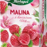 Herbata HERBAPOL ziołowo-owocowa, 20 torebek, malina z kwiatem róży