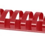 Grzbiety do bindowania OFFICE PRODUCTS, A4, 45mm (440 kartek), 50 szt., czerwone