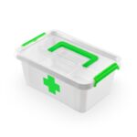 Pojemnik na leki MOXOM, antybakteryjny, 4,5l, transparentny