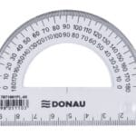 Kątomierz DONAU, 10cm, 180°, transparentny (opakowanie 50 szt.)