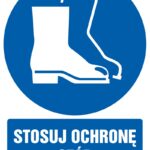 Znak TDC, Stosuj ochronę stóp