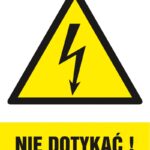 Znak TDC, Nie dotykać! Urządzenie elektryczne