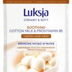 Kremowe mydło w płynie LUKSJA, bawełna, zapas 900ml