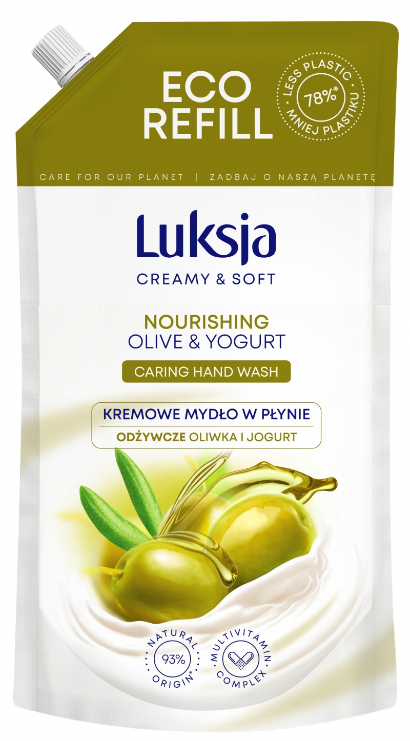 328668-358347-kremowe_mydlo_w_plynie_luksja_oliwka_zapas_9-800w Kremowe mydło w płynie LUKSJA, oliwka, zapas 900ml - obrazek 1
