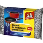 Zmywak do delikatnych powierzchni JAN NIEZBĘDNY, srebrny