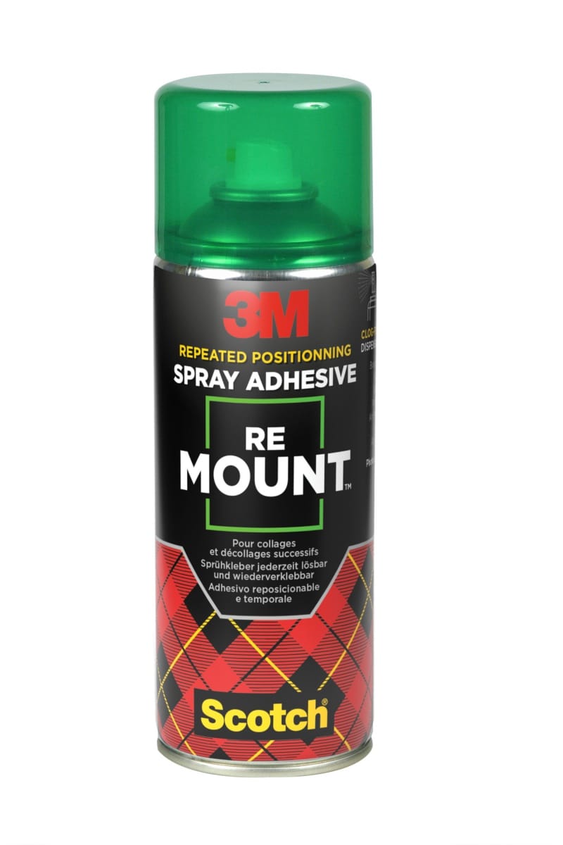 331451-361110-klej_w_sprayu_remount_scotch_do_repozycjonow-800w Klej w sprayu ReMount SCOTCH, do repozycjonowania, 400ml - obrazek 1