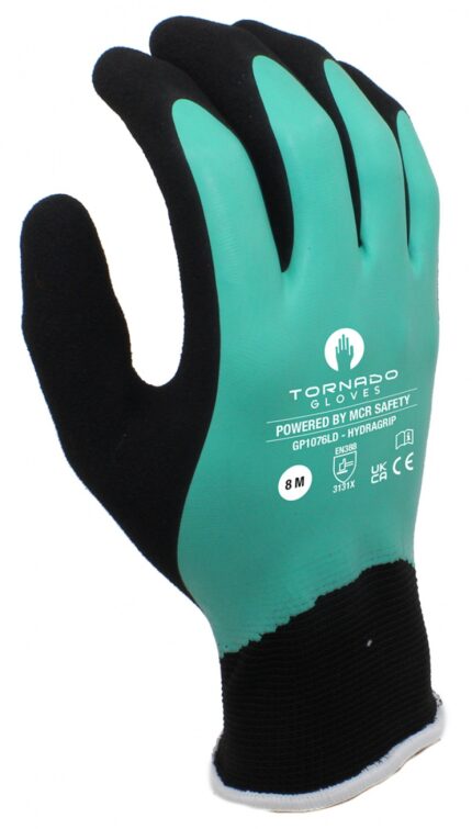 Rękawice dziane MCR Tornado HydraGrip rozm. 9 (opakowanie 6 szt.)
