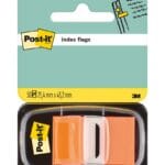 Zakładki indeksujące POST-IT® (680-4), PP, 25,4x43,2mm, 50 kart., pomarańczowe