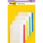 Zakładki indeksujące POST-IT® do archiwizacji (686-F1), PP, proste, 50,8x38mm, 4x6 kart., mix kolorów