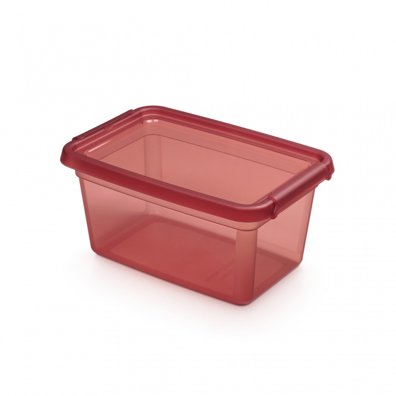 336091-363669-pojemnik_do_przechowywania_moxom_basestore_c-800w Pojemnik do przechowywania MOXOM BaseStore Color, 4,5l, rhubarb, transparentny różowy - obrazek 1