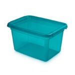 Pojemnik do przechowywania MOXOM BaseStore Color, 15l, ocean, transparentny niebieski