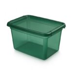 Pojemnik do przechowywania MOXOM BaseStore Color, 15l, pine, transparentny zielony